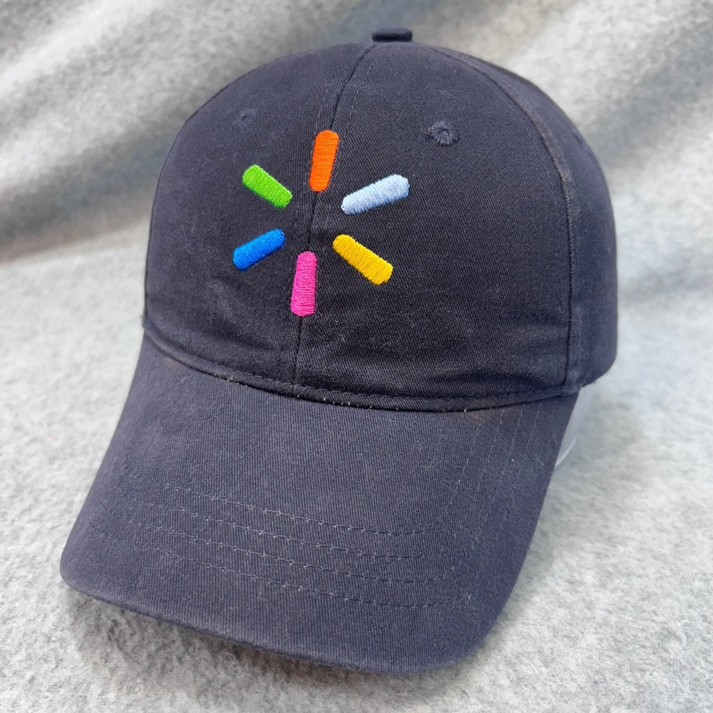 Walmart Spark Logo Unisex Navy Walmart Baseball Cap Proud Associate OSFM